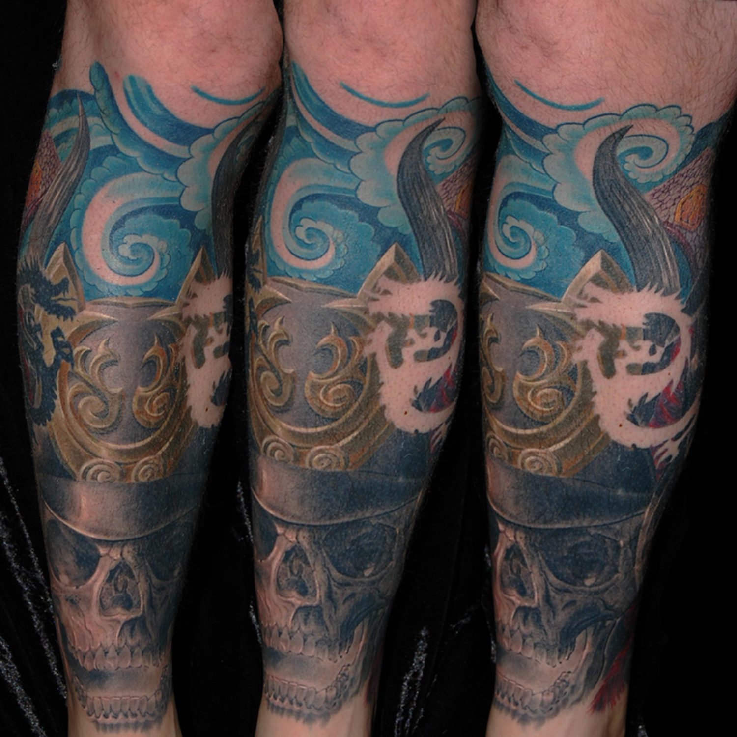 Samurai Tattoo Erweiterung Cover-up Tattoo München