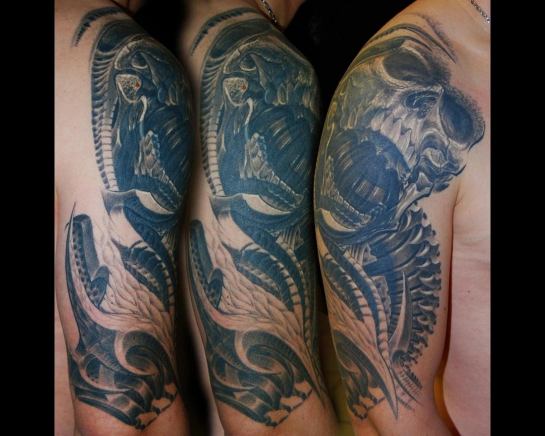 Biomechanik Tribal Cover-up