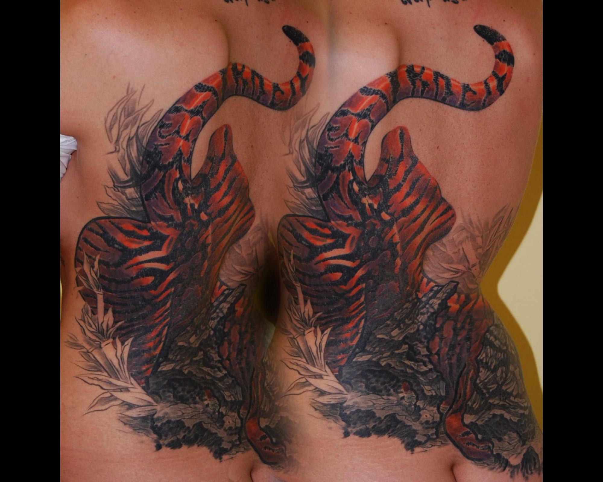 Cover up tattoo tribal ueberdeckung