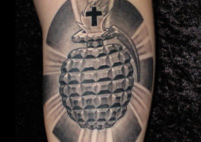 Holy Handgranate Tattoo