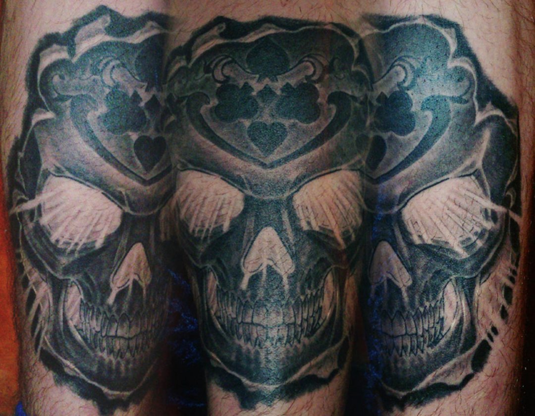 Strahlekopf Tattoo