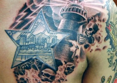 Leuchtturm Tattoo
