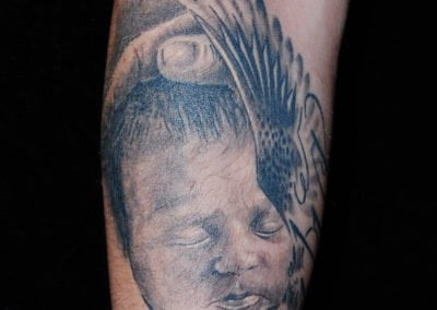Baby Portrait Tattoo München