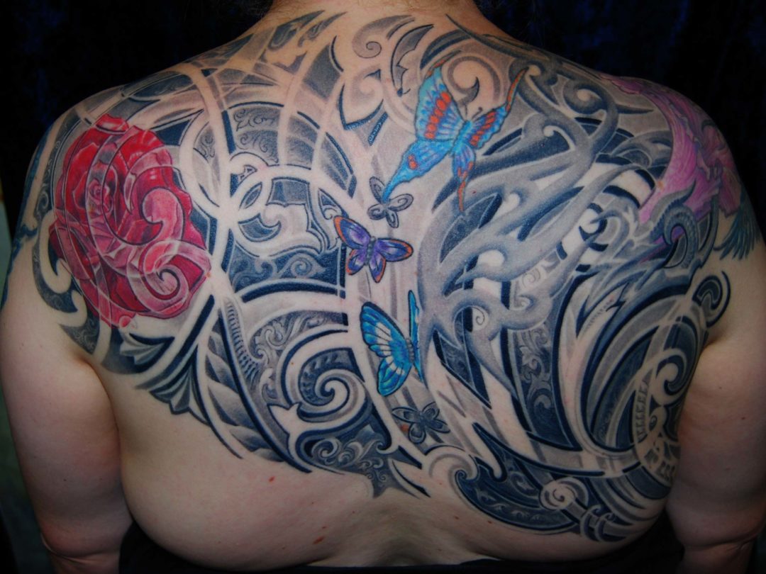 Blumen Ornament Tattoo