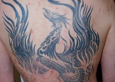 Phönix aus der Asche Tattoo