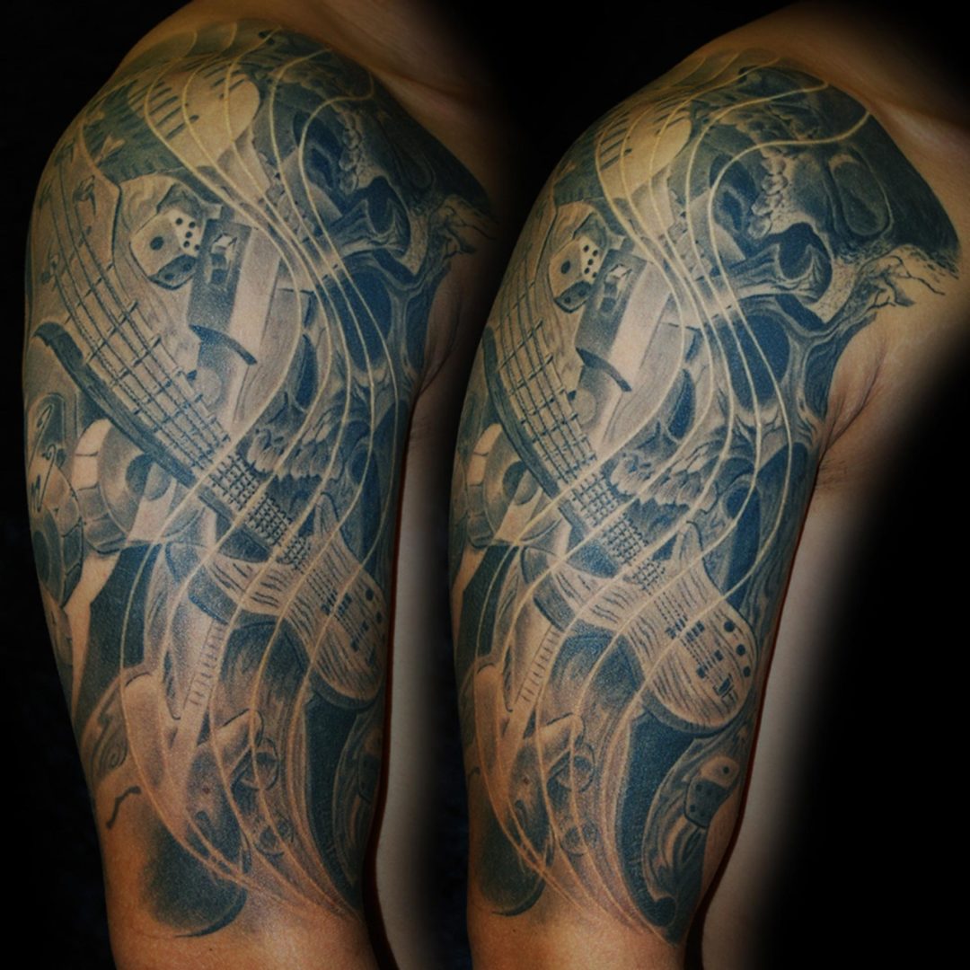 Rock´n´Roll- Music was my first Love- Tattoo