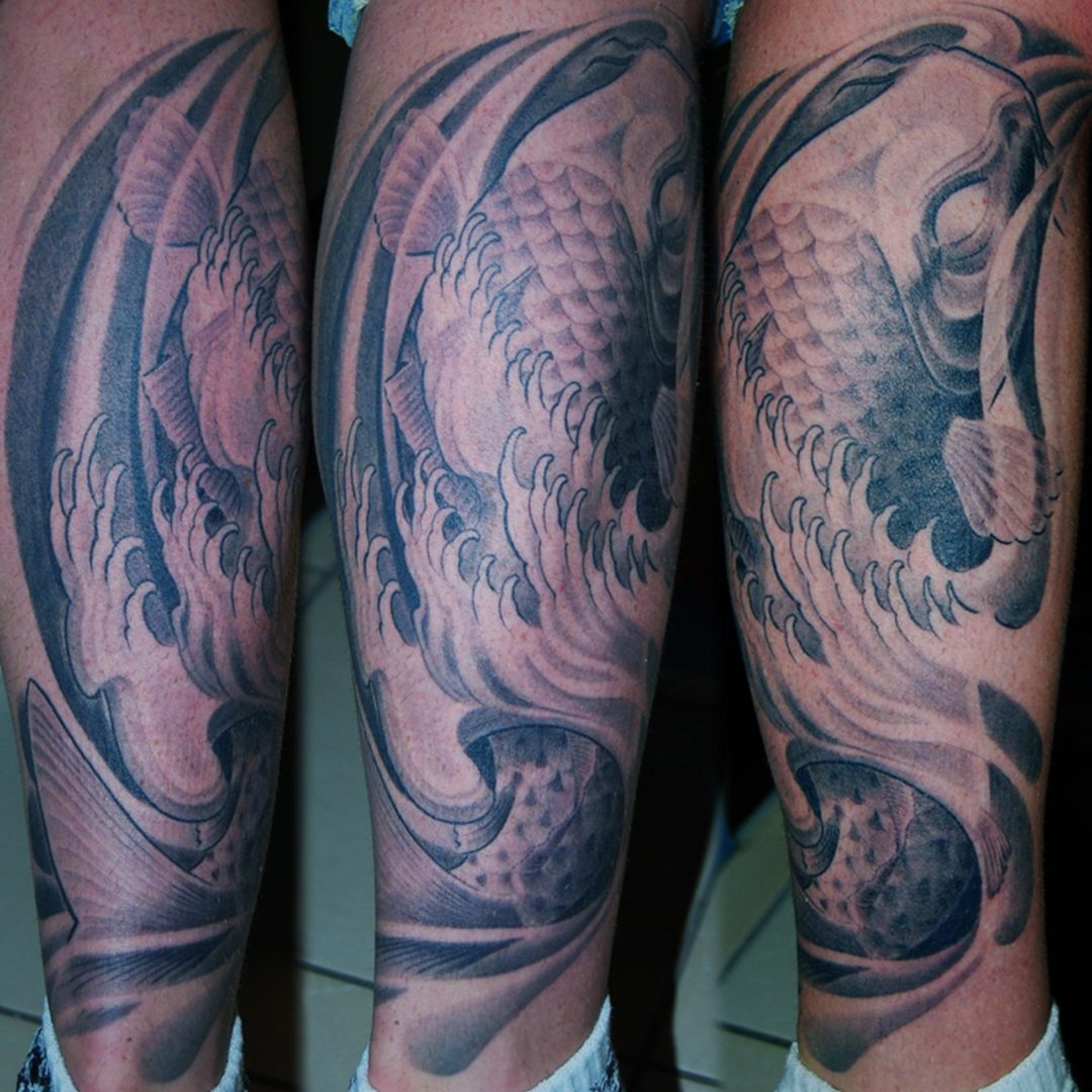 Japanischer Koi Tattoo München