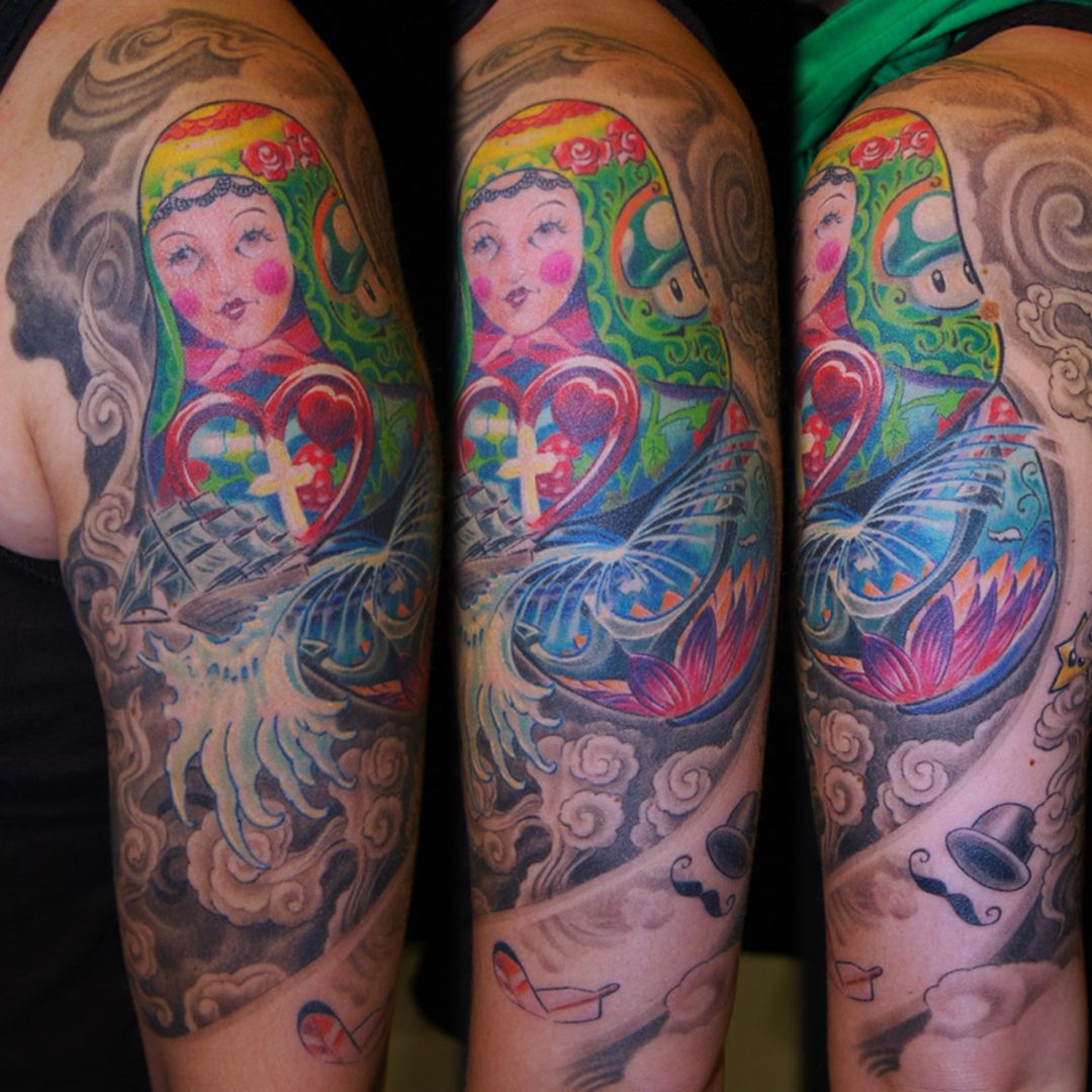 Matroschka Puppe Tattoo München