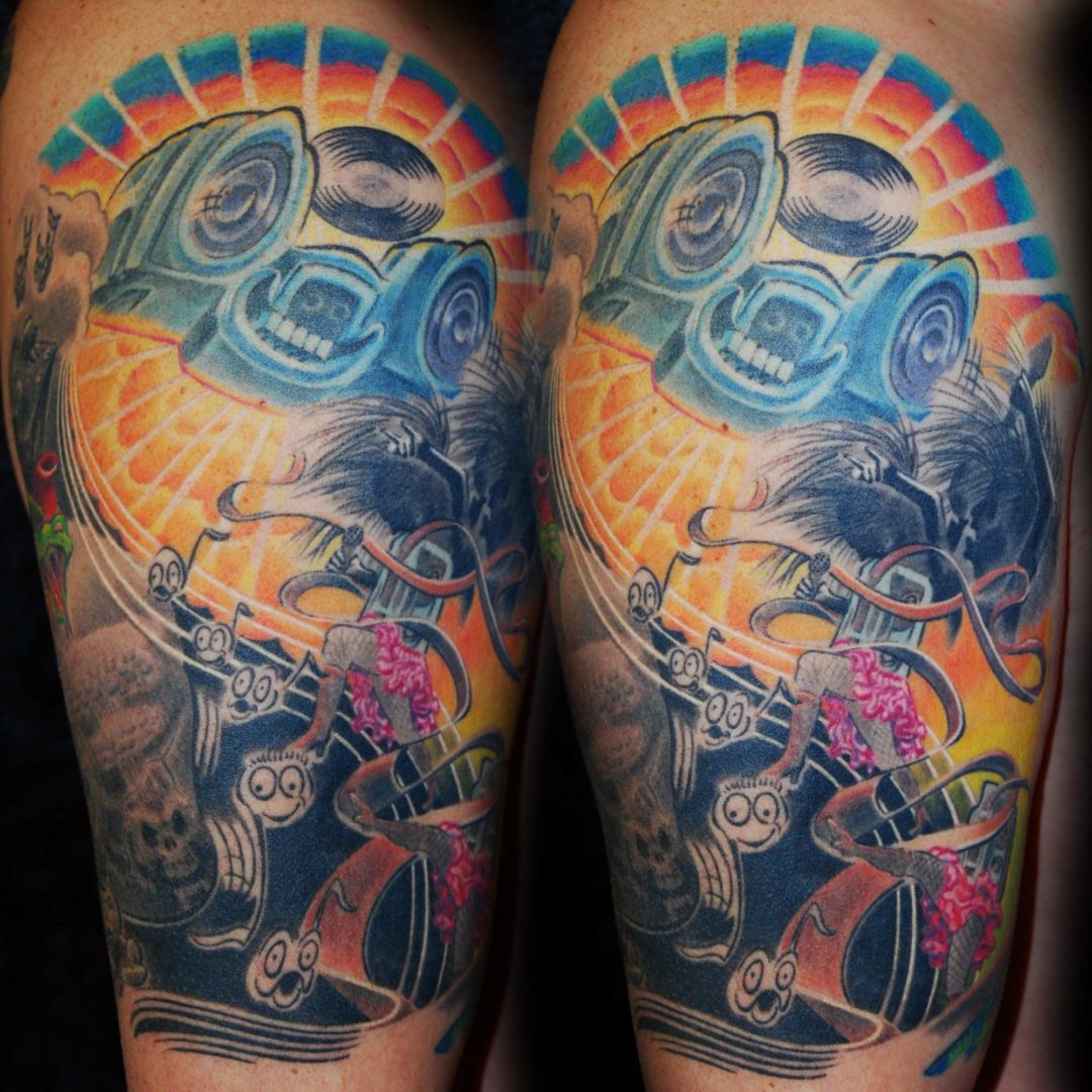 Musik Yin und Yang Tattoo München