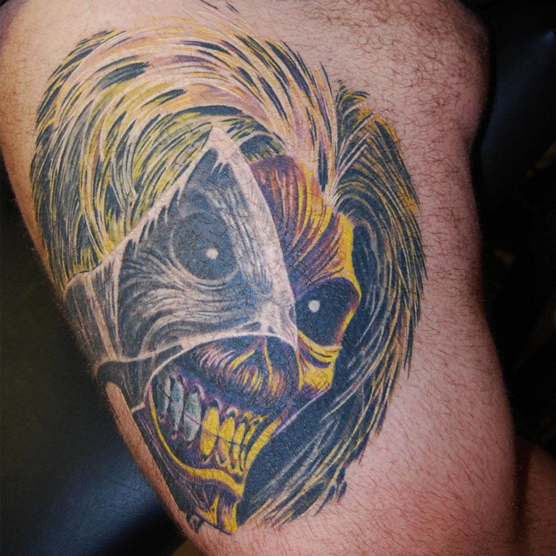 Iron Maiden Eddie Tattoo München
