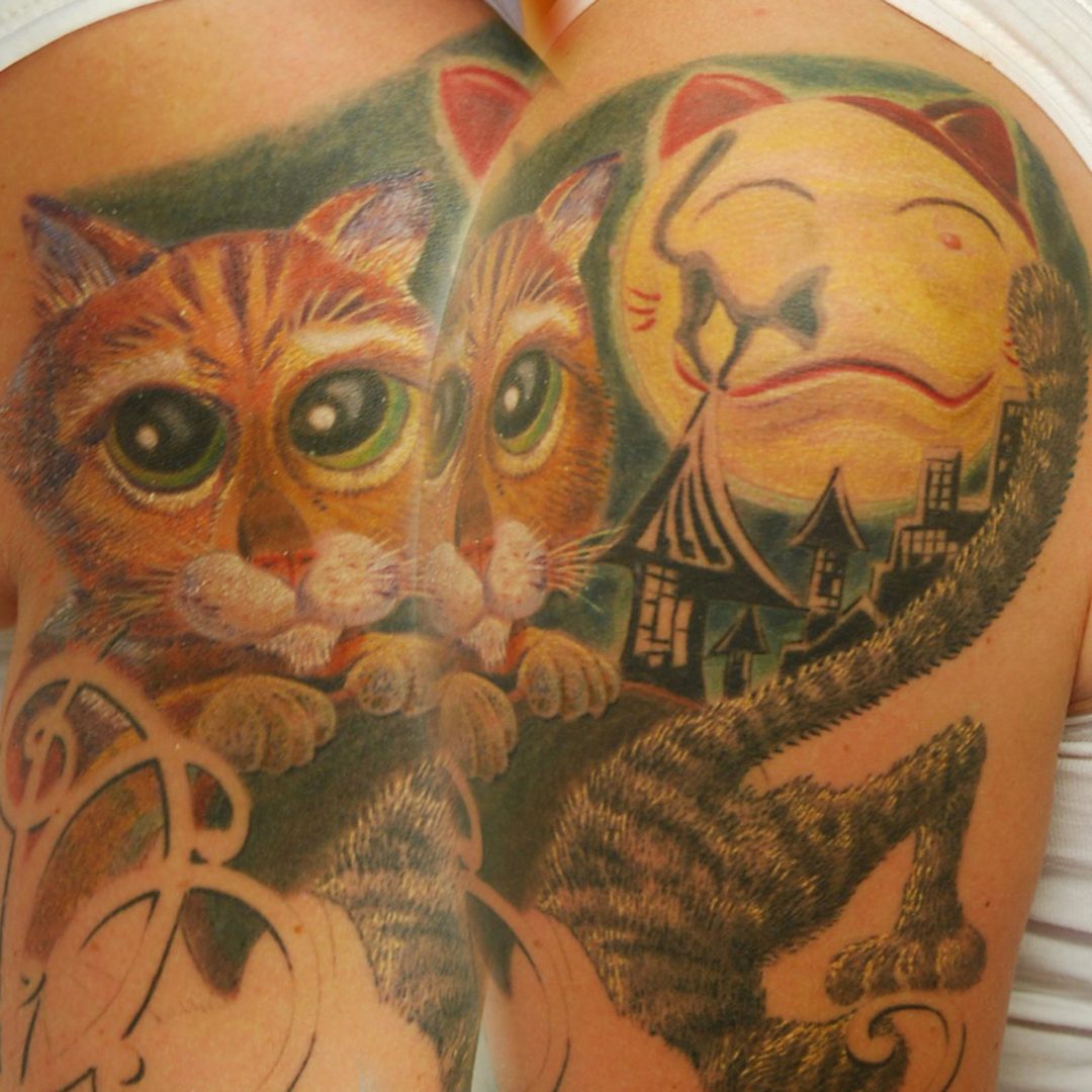Katzen Tattoo