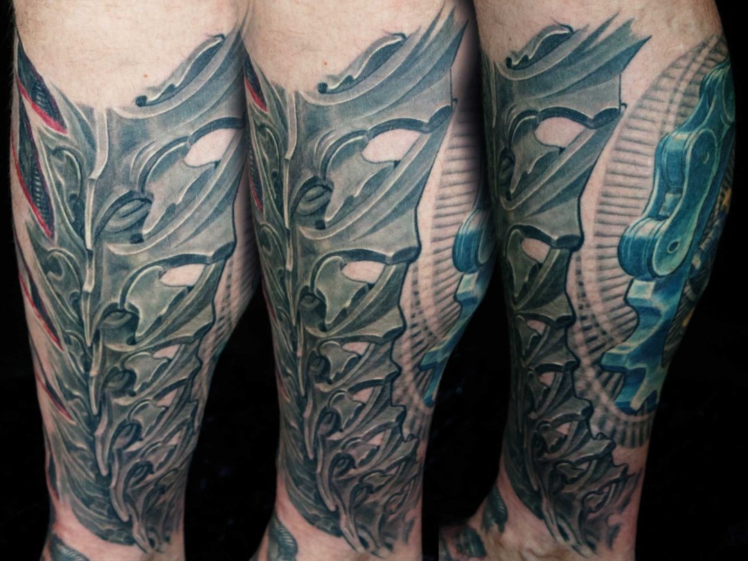 Wirbel Tattoo Biomechanik