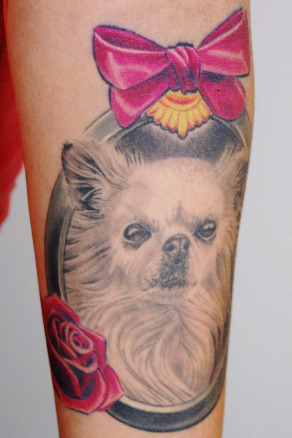 Filou Chihuaha Hunde Tattoo
