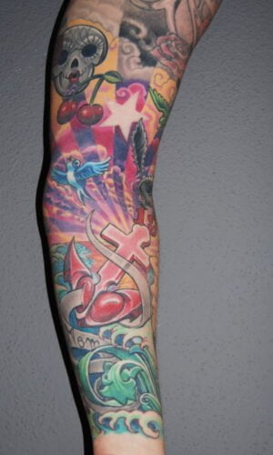 Glaube Liebe Hoffnung Old School Tattoo Einzel