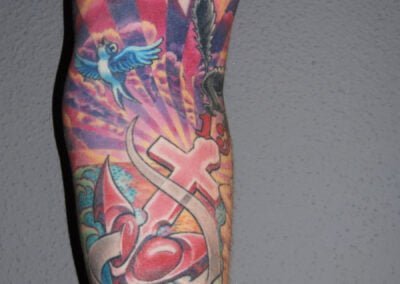 Glaube Liebe Hoffnung Tattoo Old School