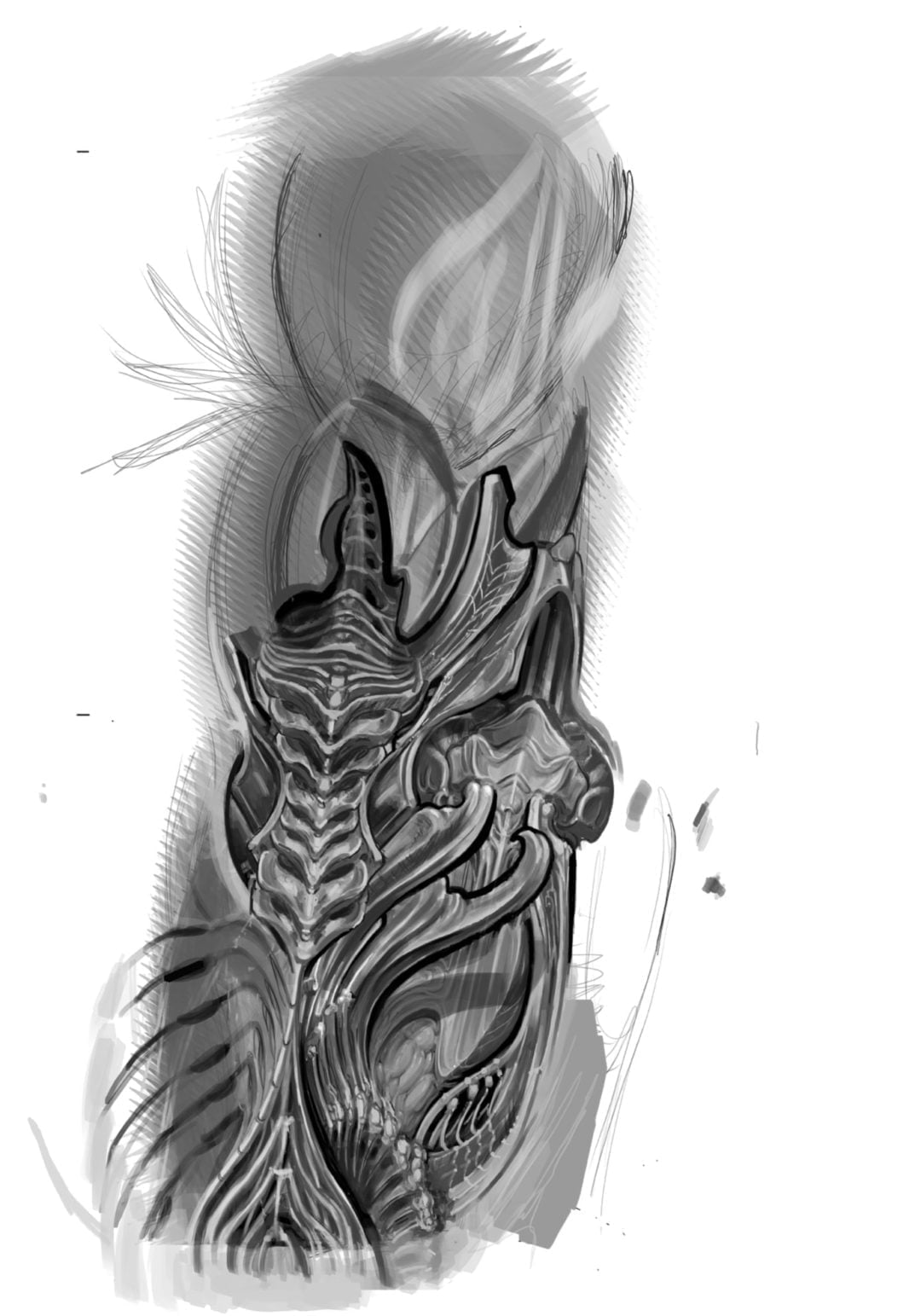 Wuchsrichtung Wanna-do Tattoo