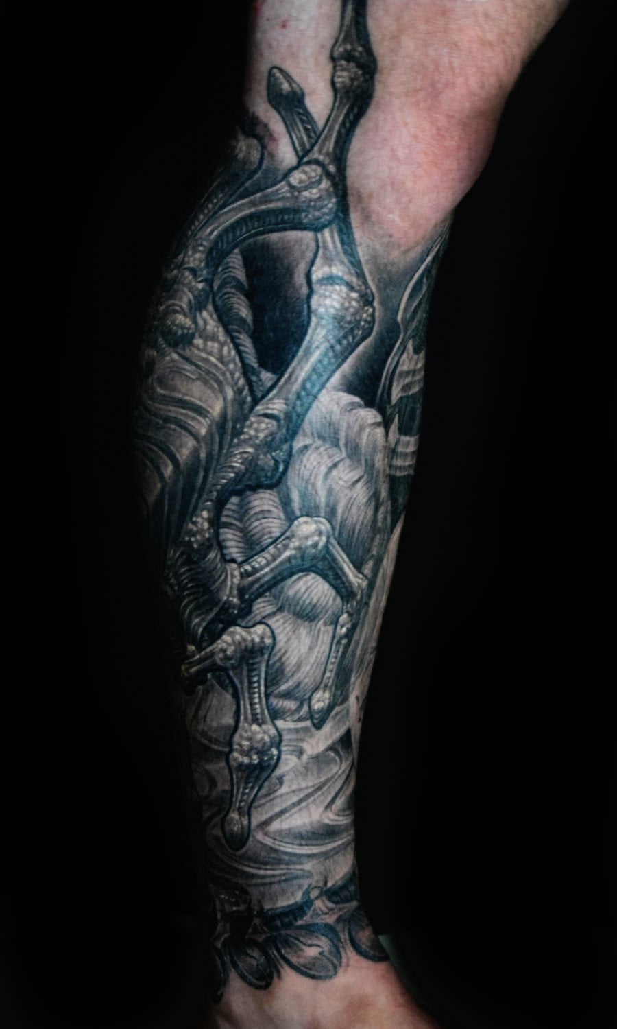 It for Life Tattoo München Raul Biomechanik Black´n´Grey Color Cover-up