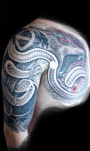 Fenriswolf Tattoo it for Life München Munich