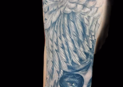 La Catrina Flügel Tattoo