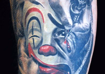 Clowns-Tränen Tattoo