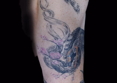 Memento Mori Kletter Tattoo