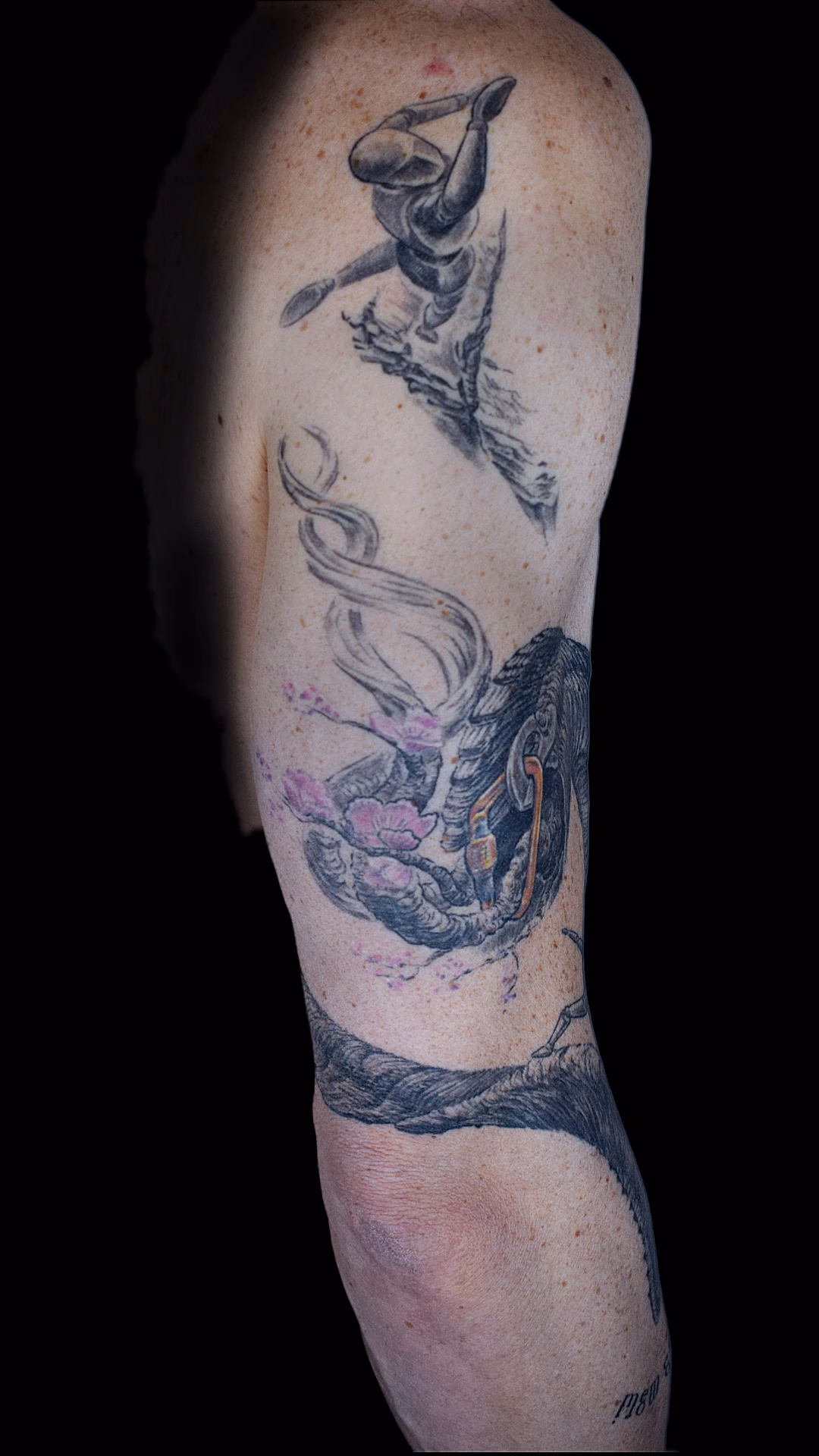 Memento Mori Kletter Tattoo