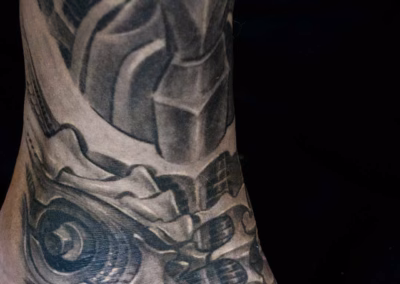 Biomechanik Fuß Tattoo